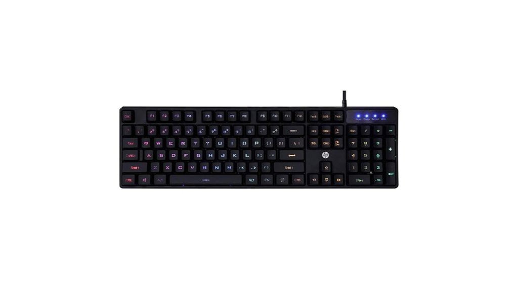 backlit wired gaming keyboard