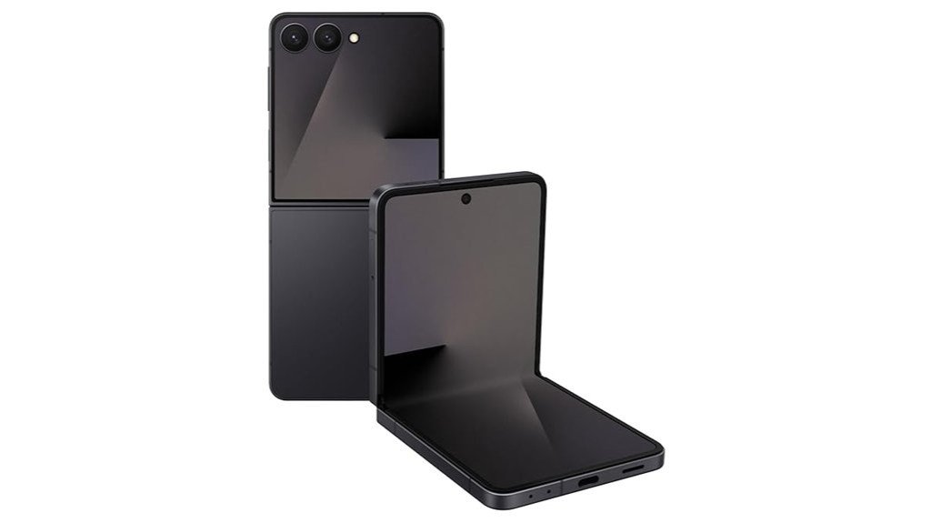 jetblack flip smartphone 256gb