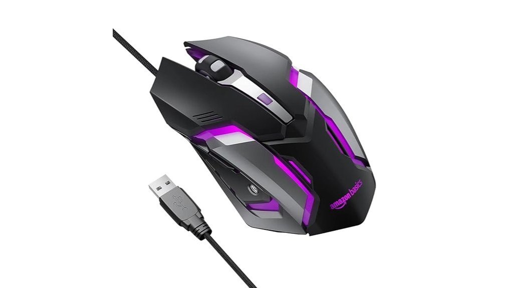 led gaming mouse design