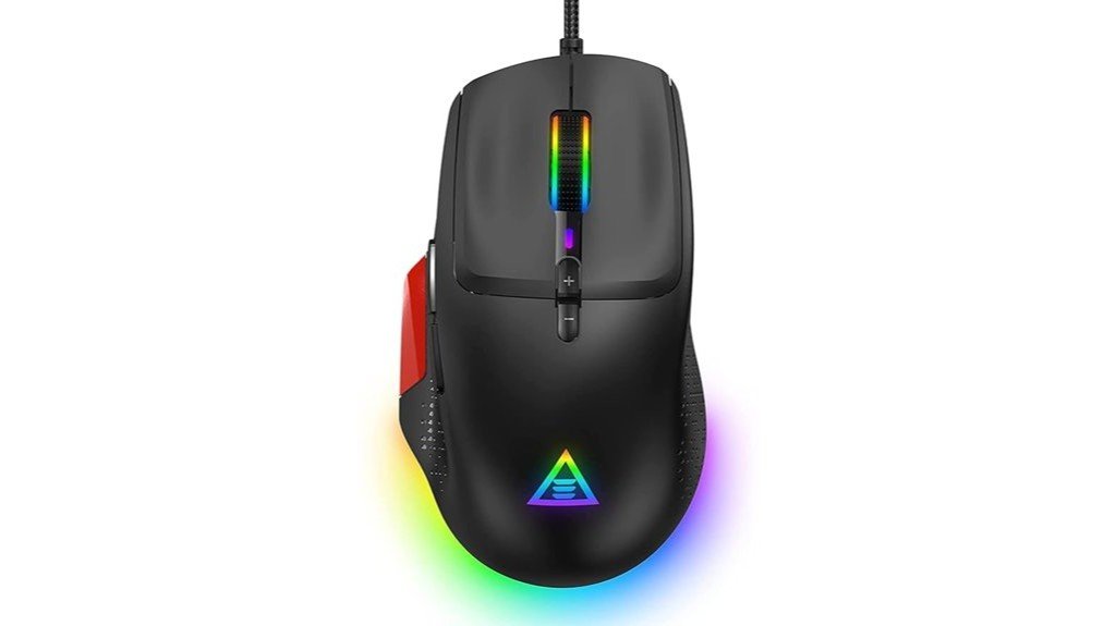 rgb backlit gaming mouse