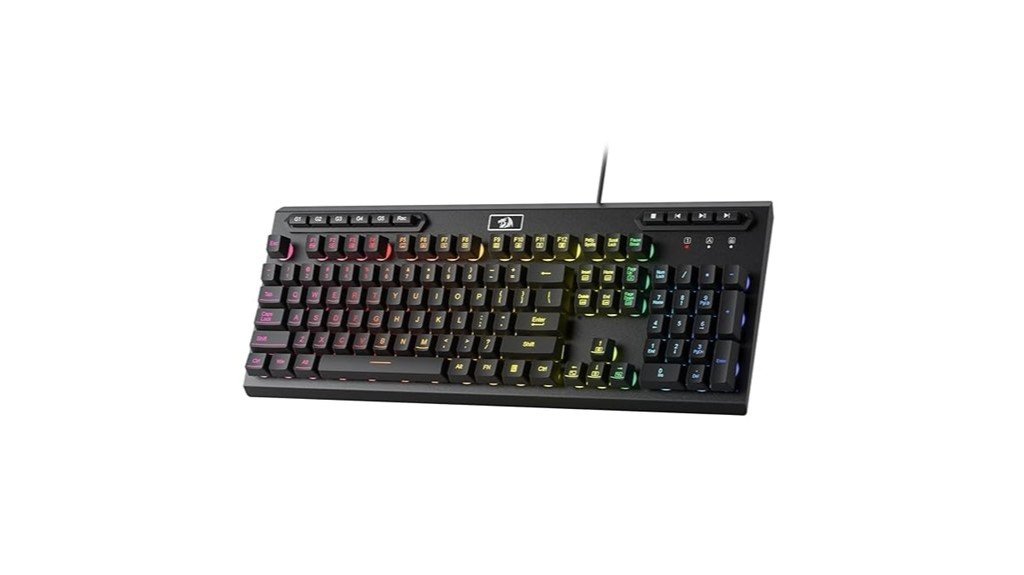 rgb membrane gaming keyboard