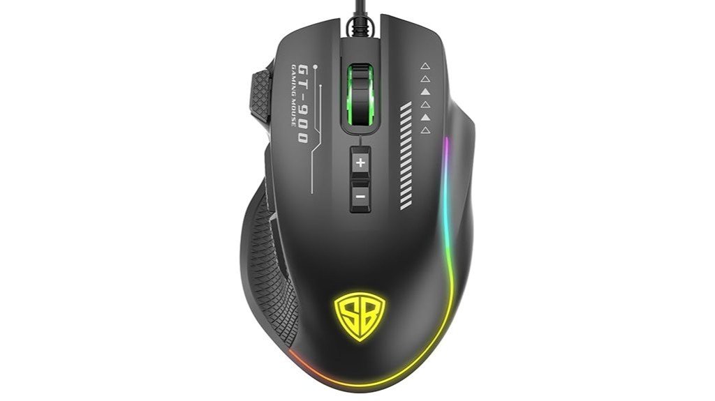 wired optical gaming mouse